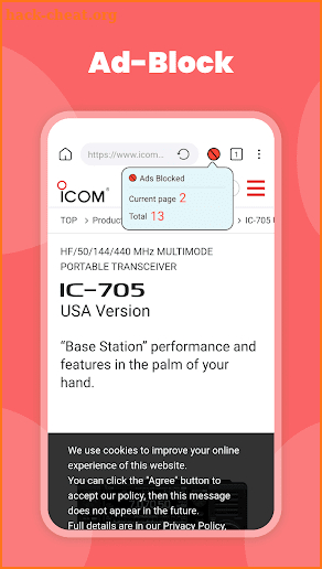 Beacon Browser screenshot