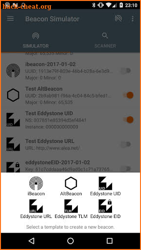 Beacon Simulator screenshot