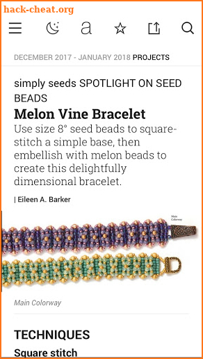 Beadwork Magazine screenshot