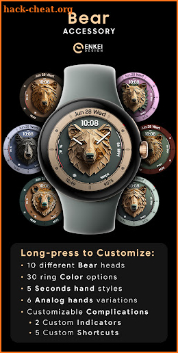 Bear Accessory - watch face screenshot