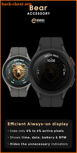 Bear Accessory - watch face screenshot