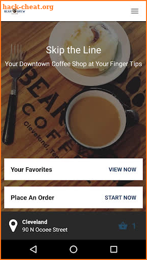 Bear Brew Coffee screenshot