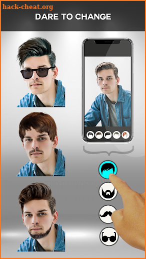 Beard and mustache changer Editor  2 screenshot