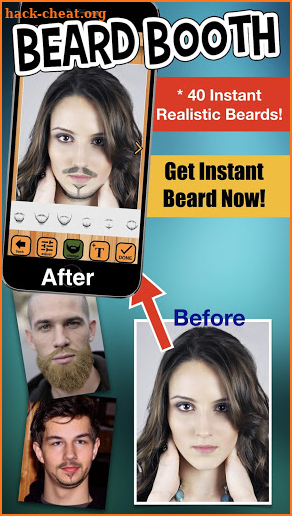 Beard Booth - Photo Editor App screenshot