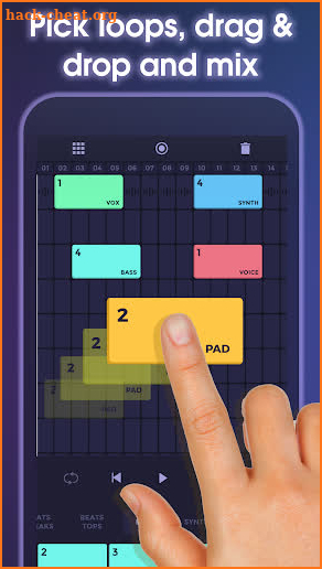 Beat layers - Mobile studio screenshot