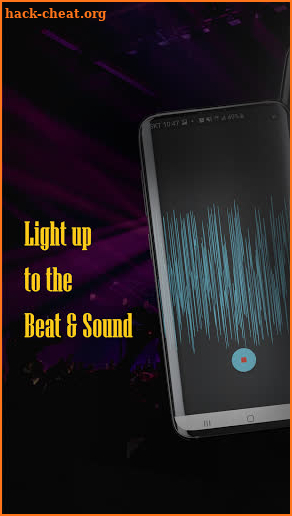 Beat Light - Flashlight responding to bit sounds, screenshot