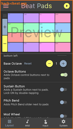 Beat Pads (Midi MPE) screenshot