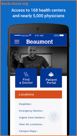 Beaumont Health screenshot