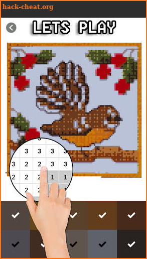 Beautiful Cross Stitch Picture Color By Number screenshot