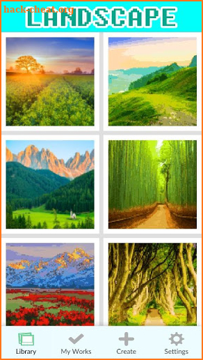 Beautiful Landscape Coloring Book: Color By Number screenshot