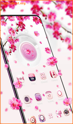 Beautiful Red Flower Theme 2019 screenshot