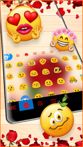 Beautiful Rose Keyboard Theme screenshot