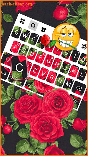 Beautiful Roses Keyboard Theme screenshot