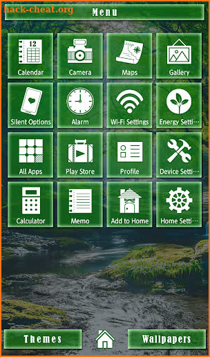 Beautiful Wallpaper Forest Creek Theme screenshot