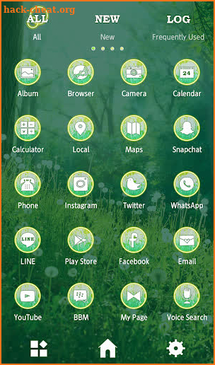 Beautiful Wallpaper Green Forest Theme screenshot