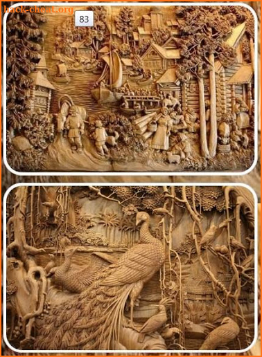 beautiful wood carving designs screenshot