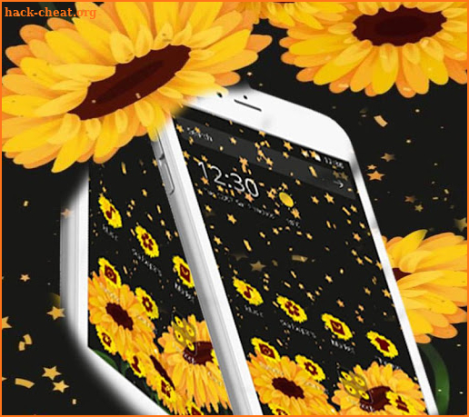 Beautify Yellow Sunflower Theme screenshot