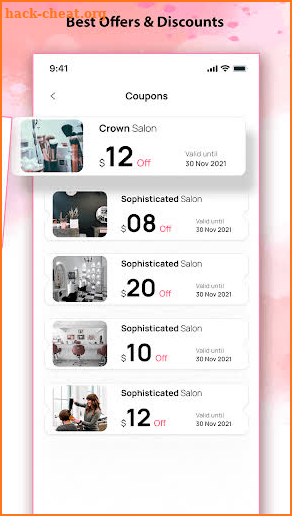 Beautique - Your salon app screenshot