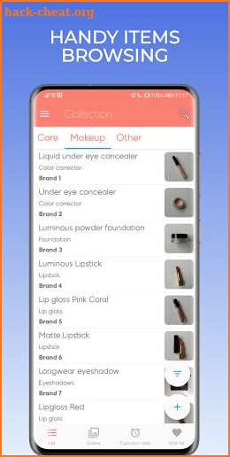 Beautistics Pro: makeup bag, beauty organizer screenshot