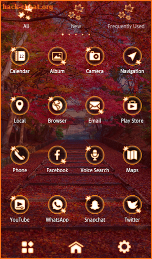 Beautiul Wallpaper Autumn Bishamondo Theme screenshot