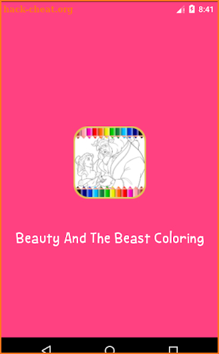 Beauty And The Beast Coloring Book screenshot