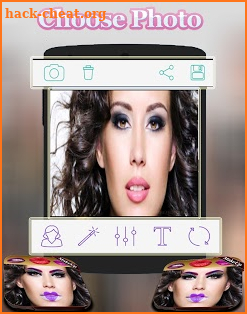 Beauty Cam Makeup : Add Eyebrow + Eyelashes + Lips screenshot