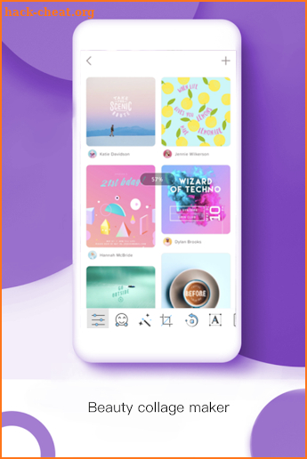 Beauty collage maker screenshot