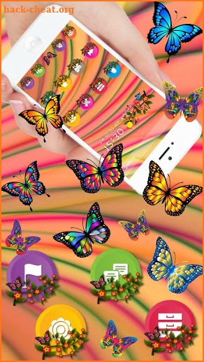 Beauty Colorful Nature Butterfly Theme screenshot