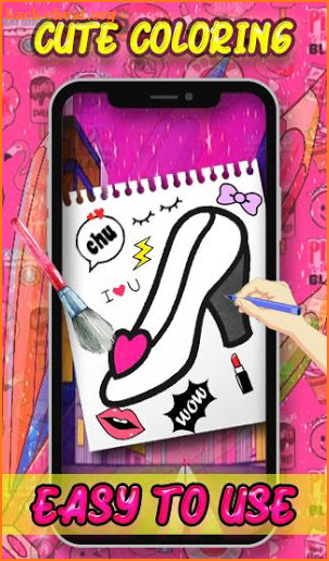 Beauty Coloring Book - Fashion & Accessories screenshot