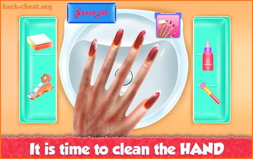 Beauty Girl at Nail Salon screenshot