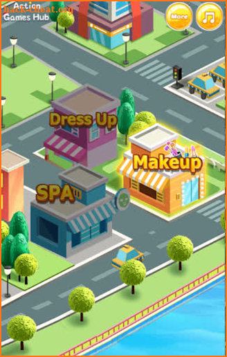 Beauty salon and makeup screenshot