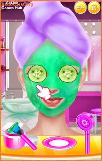 Beauty salon and makeup screenshot