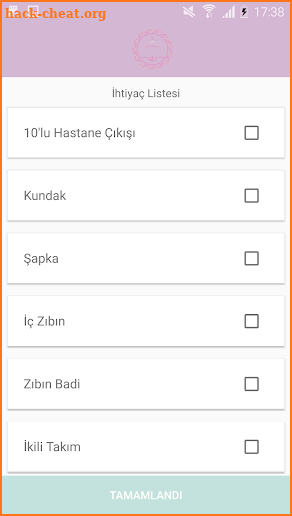 BebekList screenshot