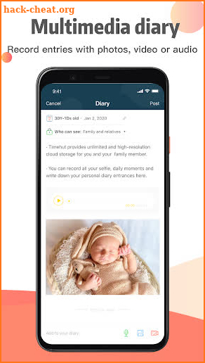 Bebememo - Baby & Family Album screenshot