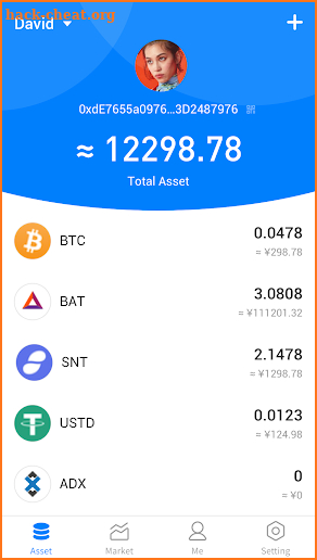 Bec Wallet screenshot