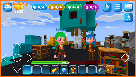 Bed Fight: Blocky Wars Craft screenshot