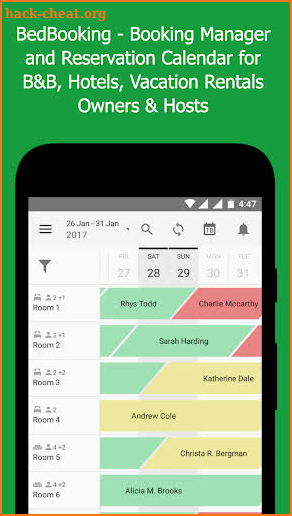 BedBooking: Booking Manager Reservation Calendar screenshot