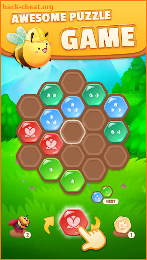 Bee Merge - Honey Hex Puzzle screenshot