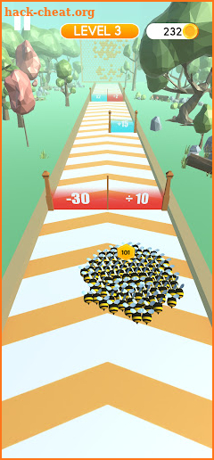 Bee Run 3D – Fun Running Swarm Race Games screenshot