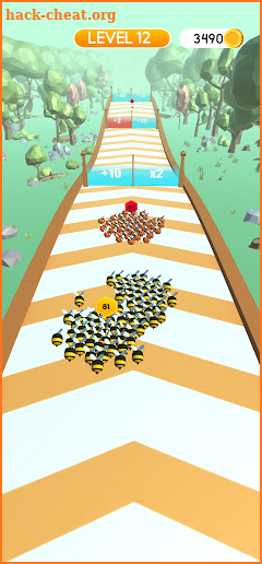 Bee Run 3D – Fun Running Swarm Race Games screenshot