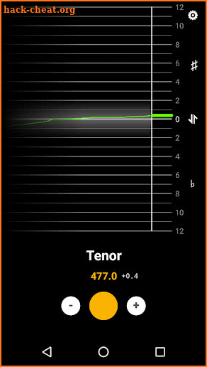 BeeFlat Bagpipe Tuner screenshot