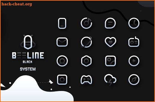 BeeLine Black IconPack screenshot