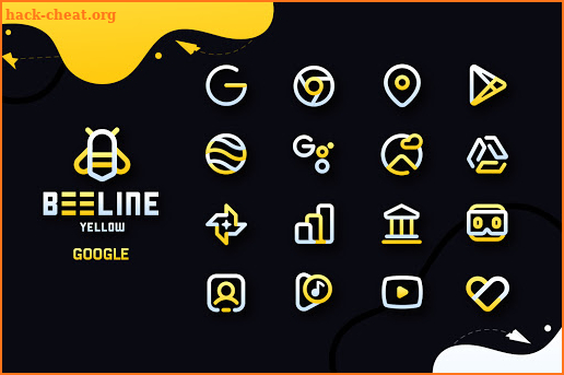 BeeLine Yellow IconPack screenshot