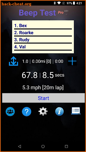 Beep Test Pro screenshot
