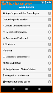 Befehle für Alexa screenshot