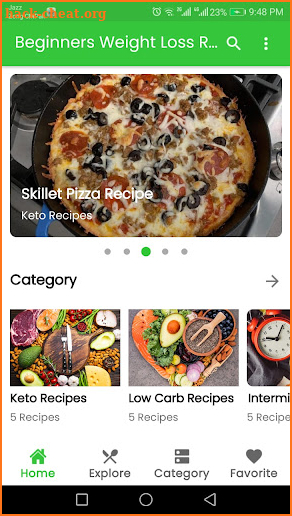Beginners Weight Loss Recipes screenshot