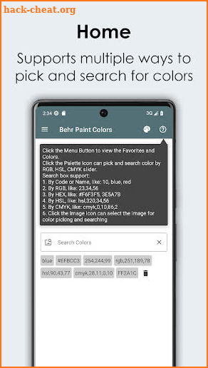 Behr Paint Colors screenshot