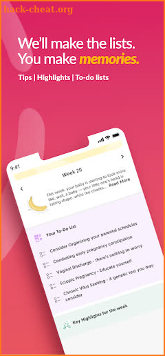 Being The Parent-Pregnancy App screenshot