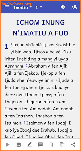 Bekwarra Bible screenshot