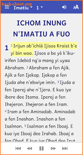 Bekwarra Bible screenshot